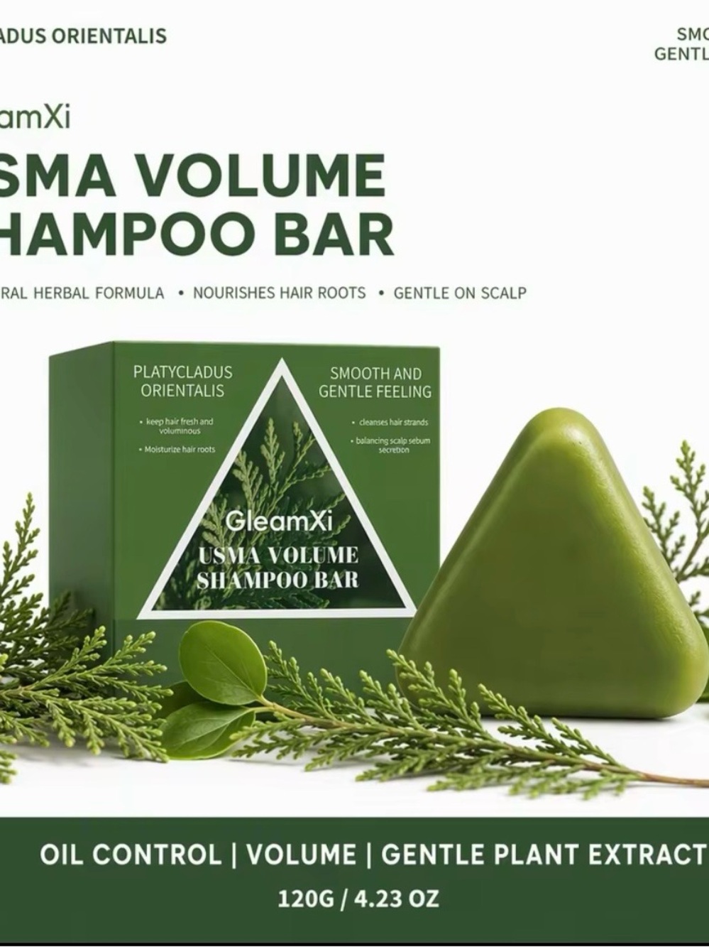 USMA Volume Shampoo Bar - Green